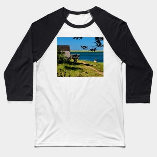 Orleans, MA, overlooking beautiful Nauset Harbor and the beach beyond Baseball T-Shirt